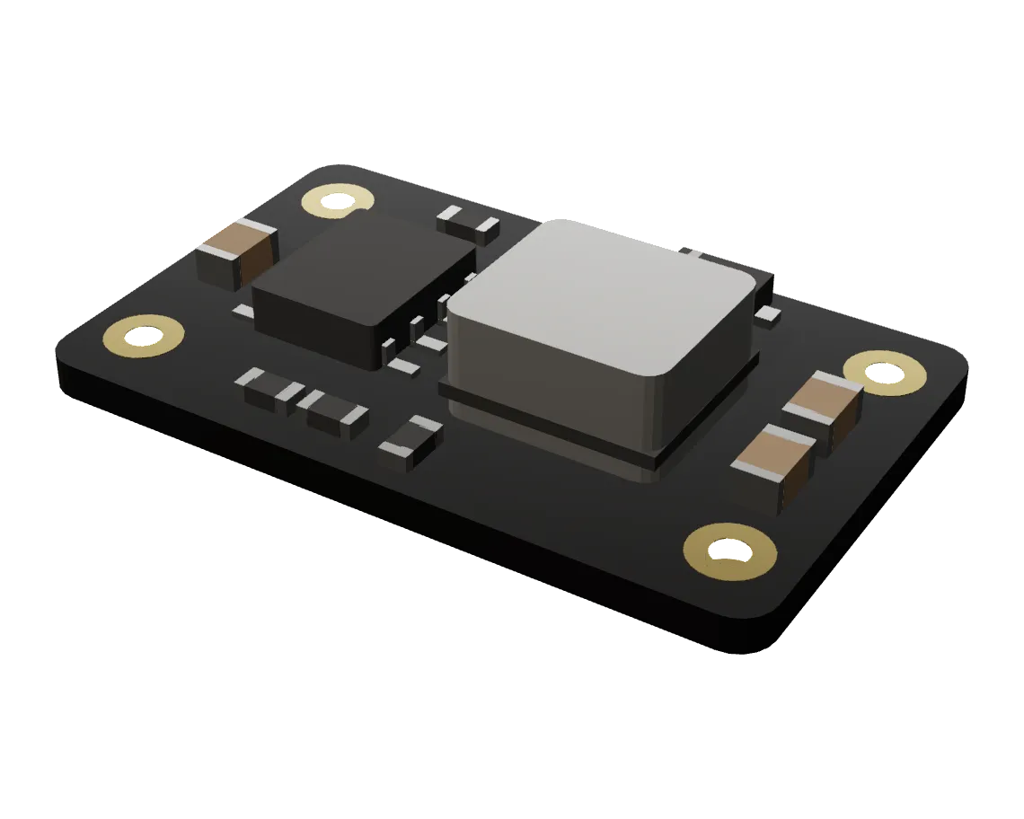 MP1584 buck module, 3D model