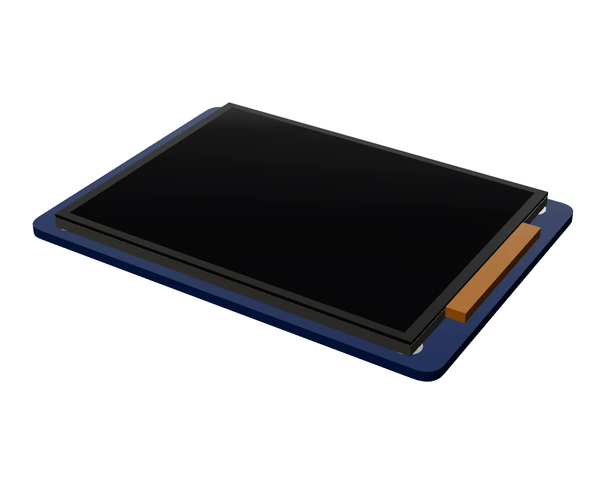 Waveshare 2.8" IPS LCD, 3D model